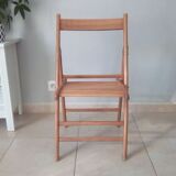 Vintage wooden folding chair