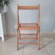 Vintage wooden folding chair