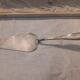 Pie shovel, silver metal
