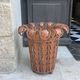 Umbrella stand or metal plant pot inspired by Art Nouveau, 20th century