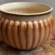 Grand Cache Pot en Céramique Vintage