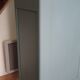 Green Parisian wardrobe of solid wood grey