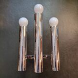 Sciolari chrome wall light with 3 lights