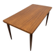 Table à manger scandinave vintage extensible en teck