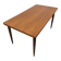 Table à manger scandinave vintage extensible en teck