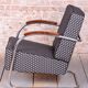 Bauhaus Armchairs in Beech and Chrome from Mücke-Melder, Czech, 1930s, Set of 2