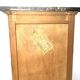 Tables de chevet italiennes en placage d'acajou avec de splendides