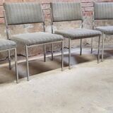 Set of four vintage armchair chairs