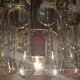 Ceiling lamp "Venini" of crystals. Italy 1970s