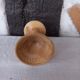 Turned wood egg cup