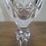 5 flûtes à champagne en cristal