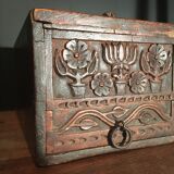 Indian teak spice box