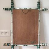 Antique mirror called Vintage patinated bamboo
