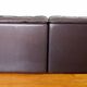 Modular leather sofa