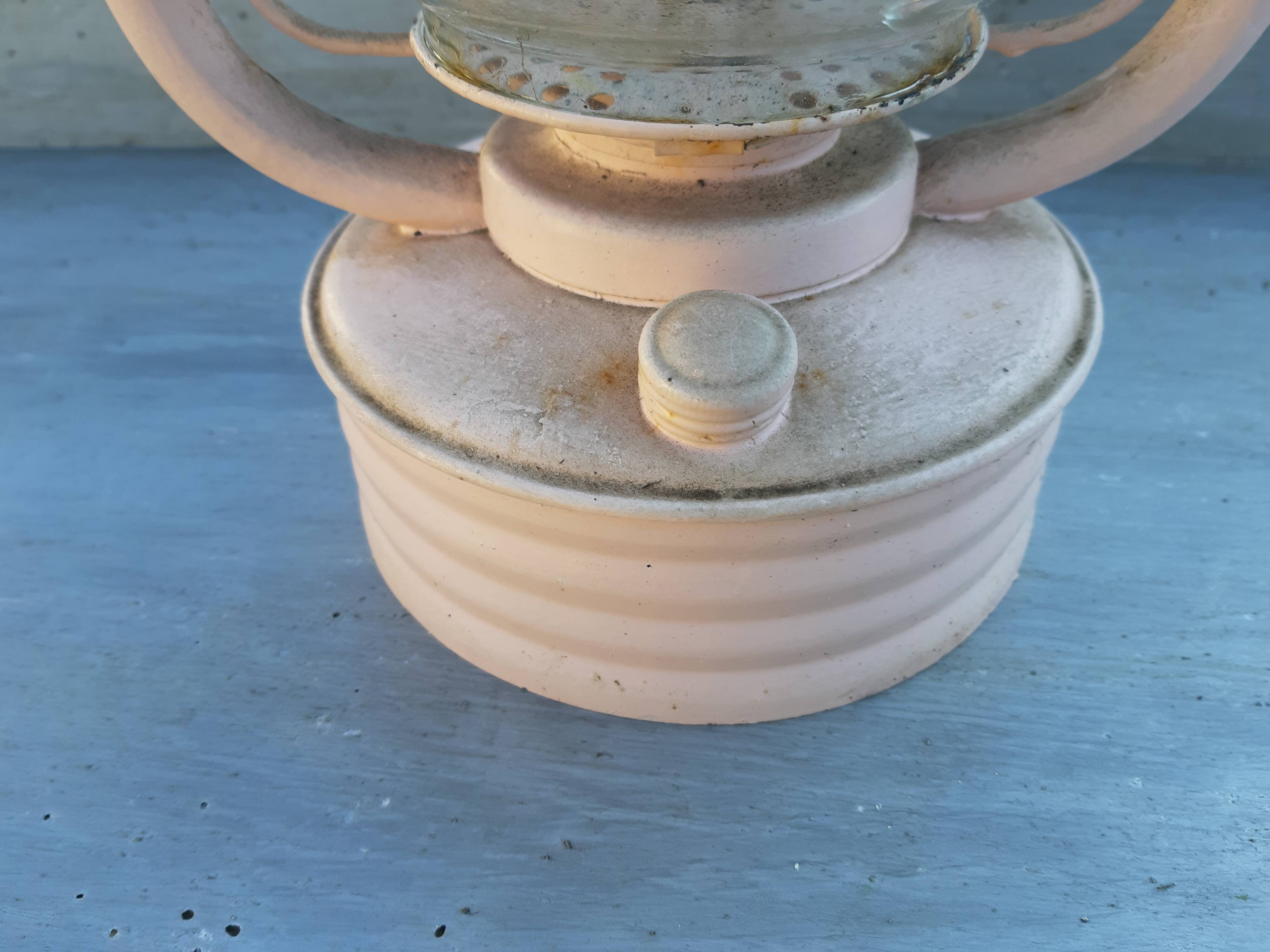 Old oil lamp electrified