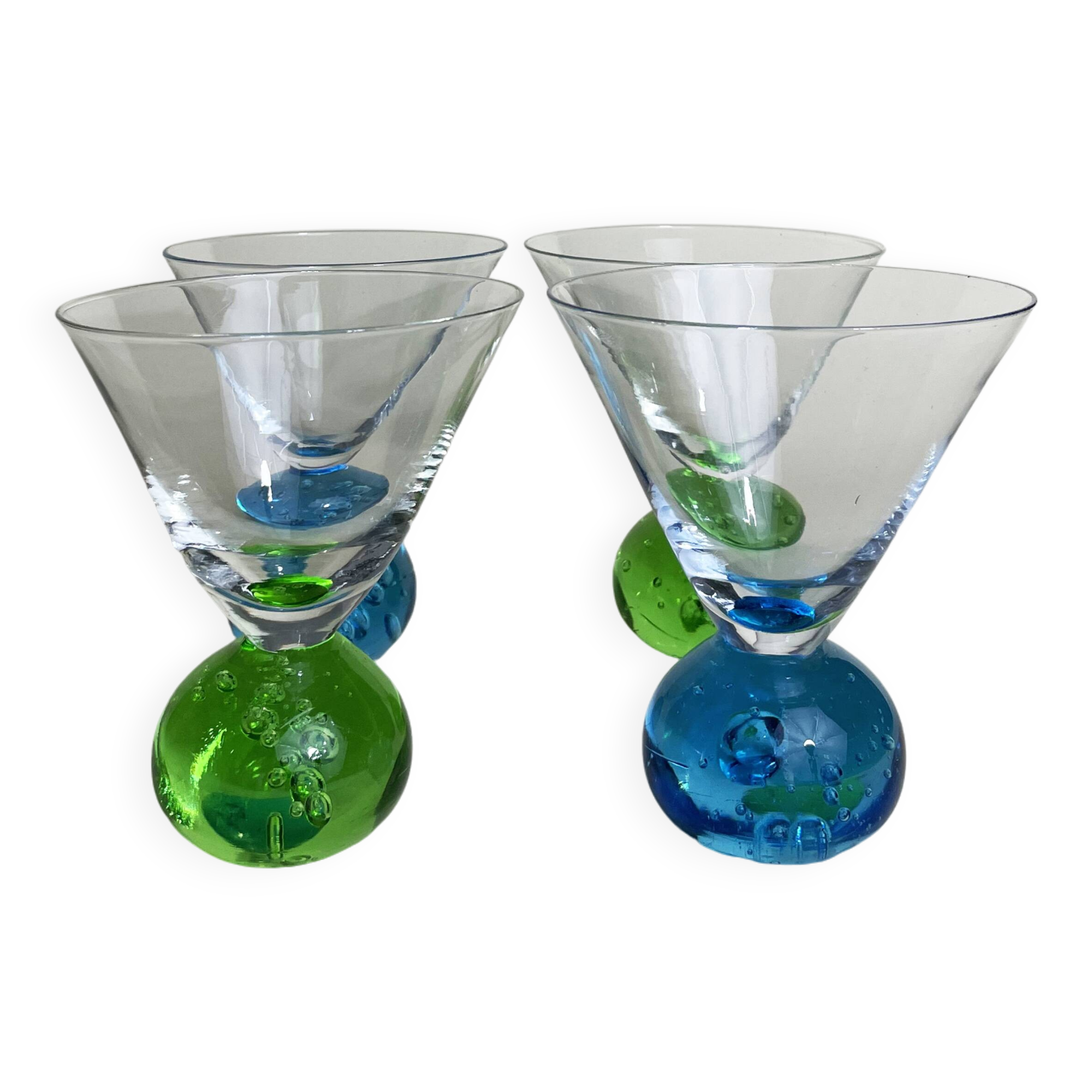 4 Coupes à Cocktail Memphis