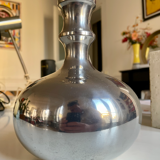 Stainless steel vase space age 1970