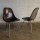 Pair of DSX chairs by Charles and Ray Eames Herman Miller edition