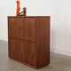 Walnut shoe cabinet, Scandinavian design