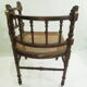 Traditional canning corner chair
