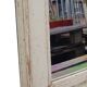 White Mirror Old Teak Wood Patina