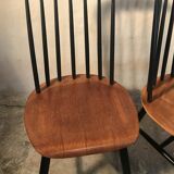 Set of 8 Scandinavian vintage Tapiovaara chairs