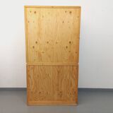 Charlotte Perriand Les Arcs vintage pine storage unit from the 60s 70s