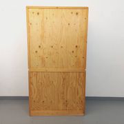 Charlotte Perriand Les Arcs vintage pine storage unit from the 60s 70s