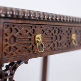Chippendale style mahogany table, or desk. Circa 1950. LS5932456G