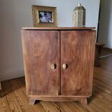Walnut bar cabinet
