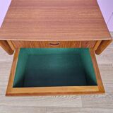 Danish Modern Teak Foldable Sewing Table, 1960s