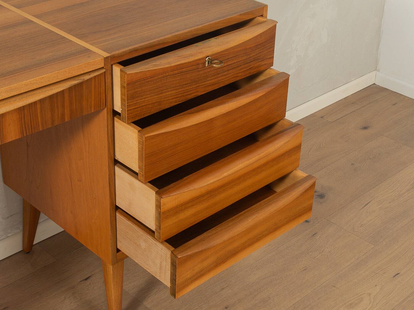 Unique partly solid sideboard in Scandinavian style from the 1950s