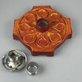 1960s/1970s Ceramic Wall Sconce, Mid-Century Space Age Design
