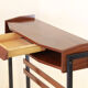 Consolle de bois de vitange des années 50 dans le modèle scandinave