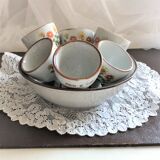 Set of 6 shells with stoneware cup Bergère de France