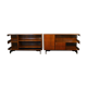 Modular sideboards in rosewood and brass 1960