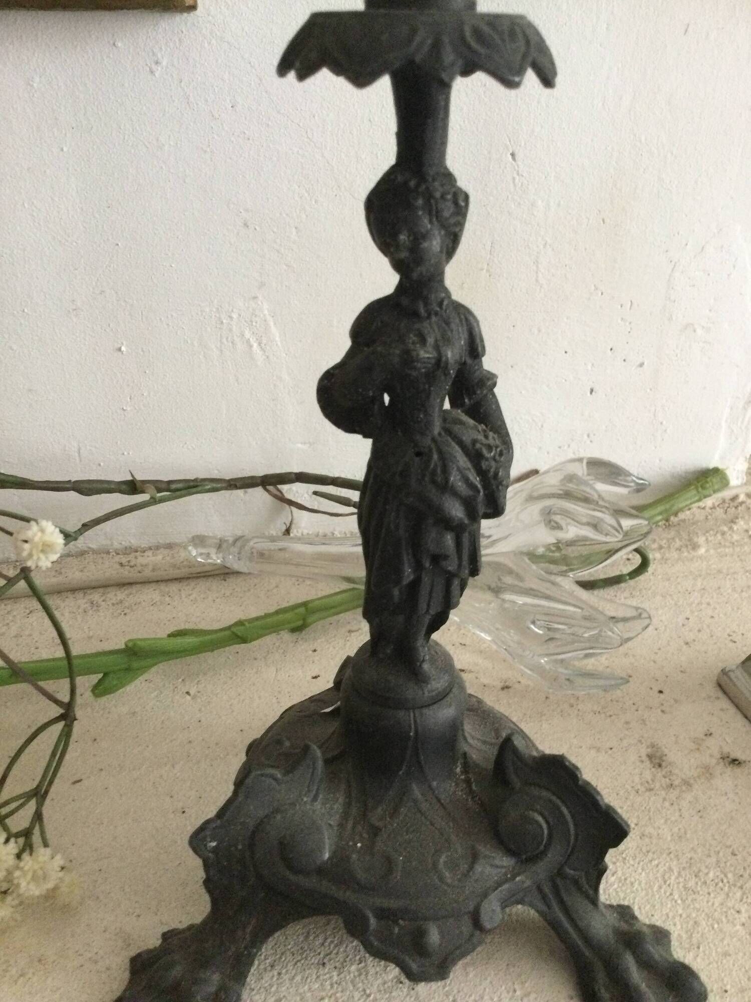Pair of antique candlesticks