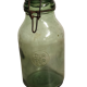 Canning jar green glass