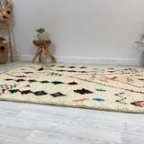 Handmade moroccan berber carpet 259 x 155 cm