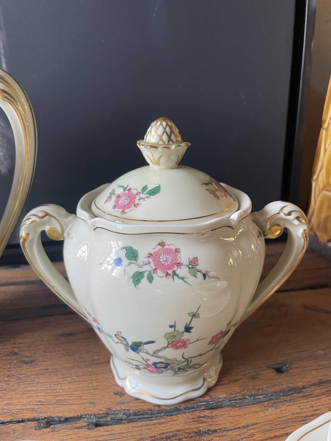 Fine Limoges porcelain coffee service