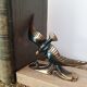 Paire de Serre livre vintage oiseaux