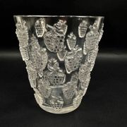René Lalique "Malaga" model vase, pressed molded glass, circa 1937
