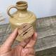 Beige glazed ceramic vase