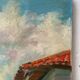 Toile huile paysage ruelle 60x80cm