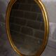 Oval golden ice cream