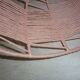 Pink cotton yarn lampshade