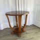 Art Deco round side table from the 1950s