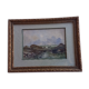 Old painting, marine watercolor