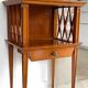 Vintage compass leg bedside table