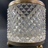 Crystal pencil pot with Empire style diamond tip decor
